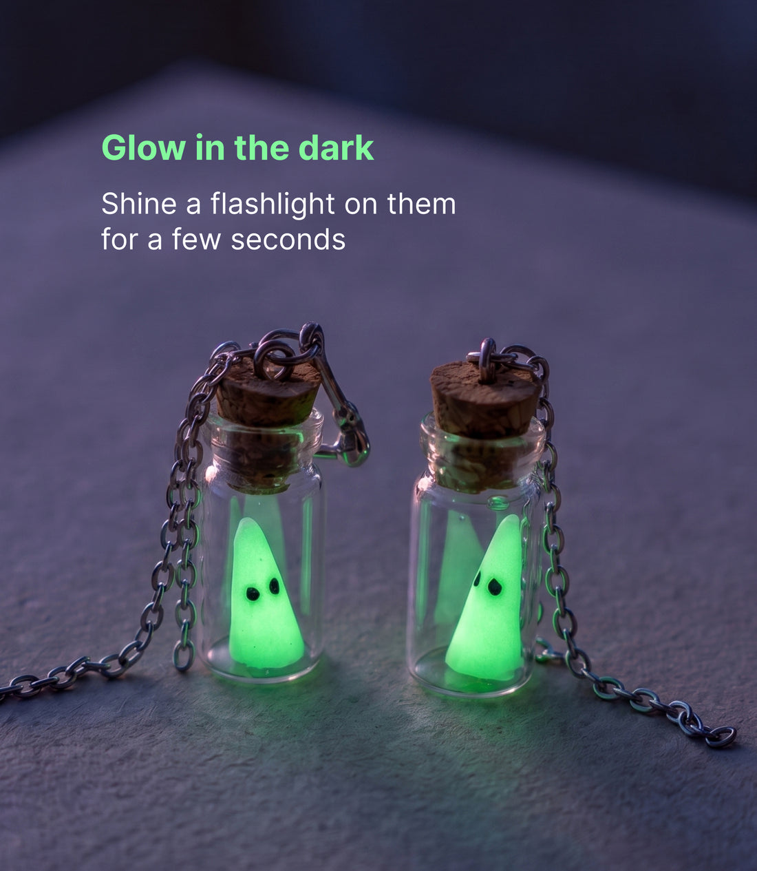 Glow in the Dark Ghost Halloween Earrings