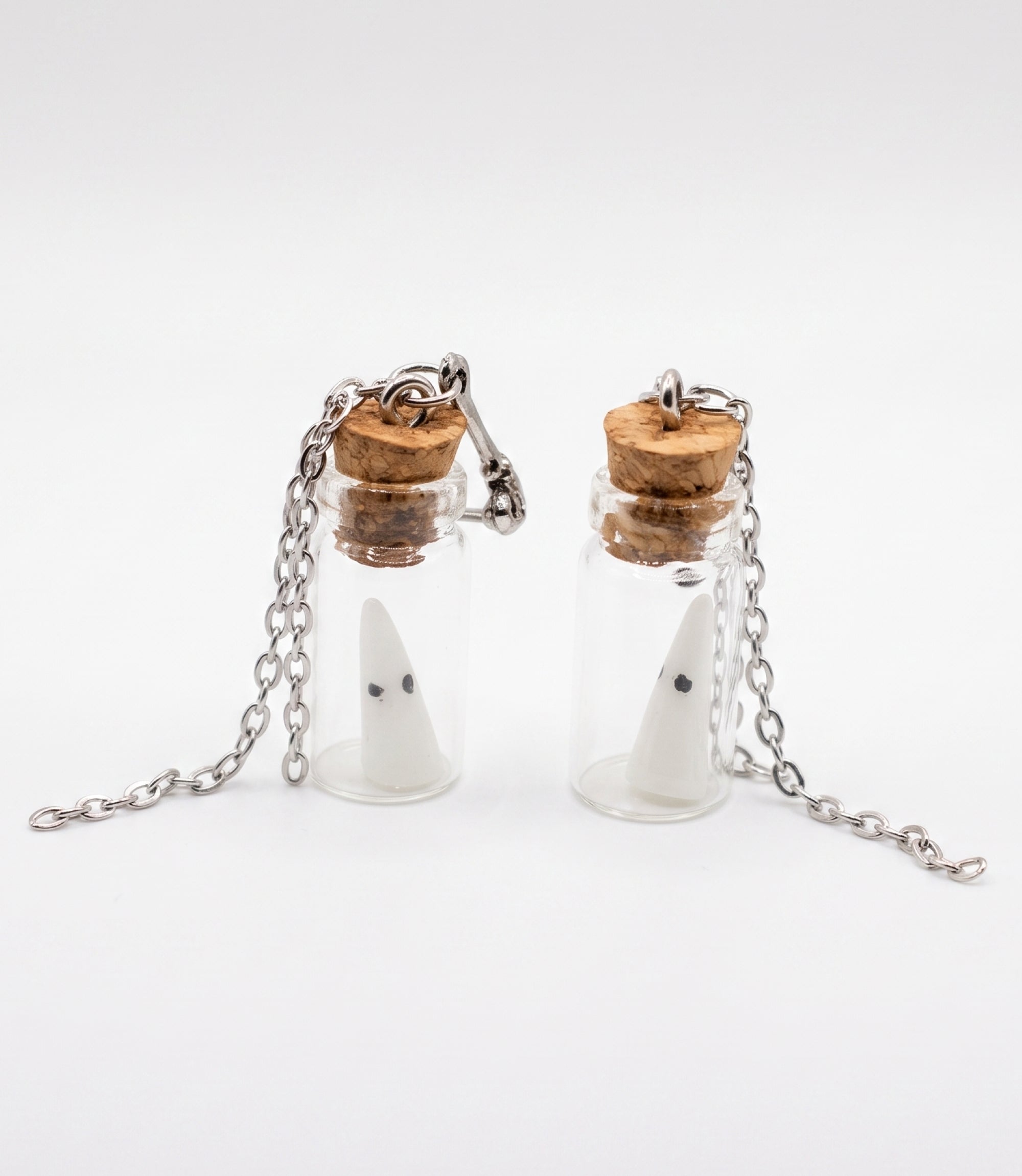 Glow in the Dark Ghost Halloween Earrings