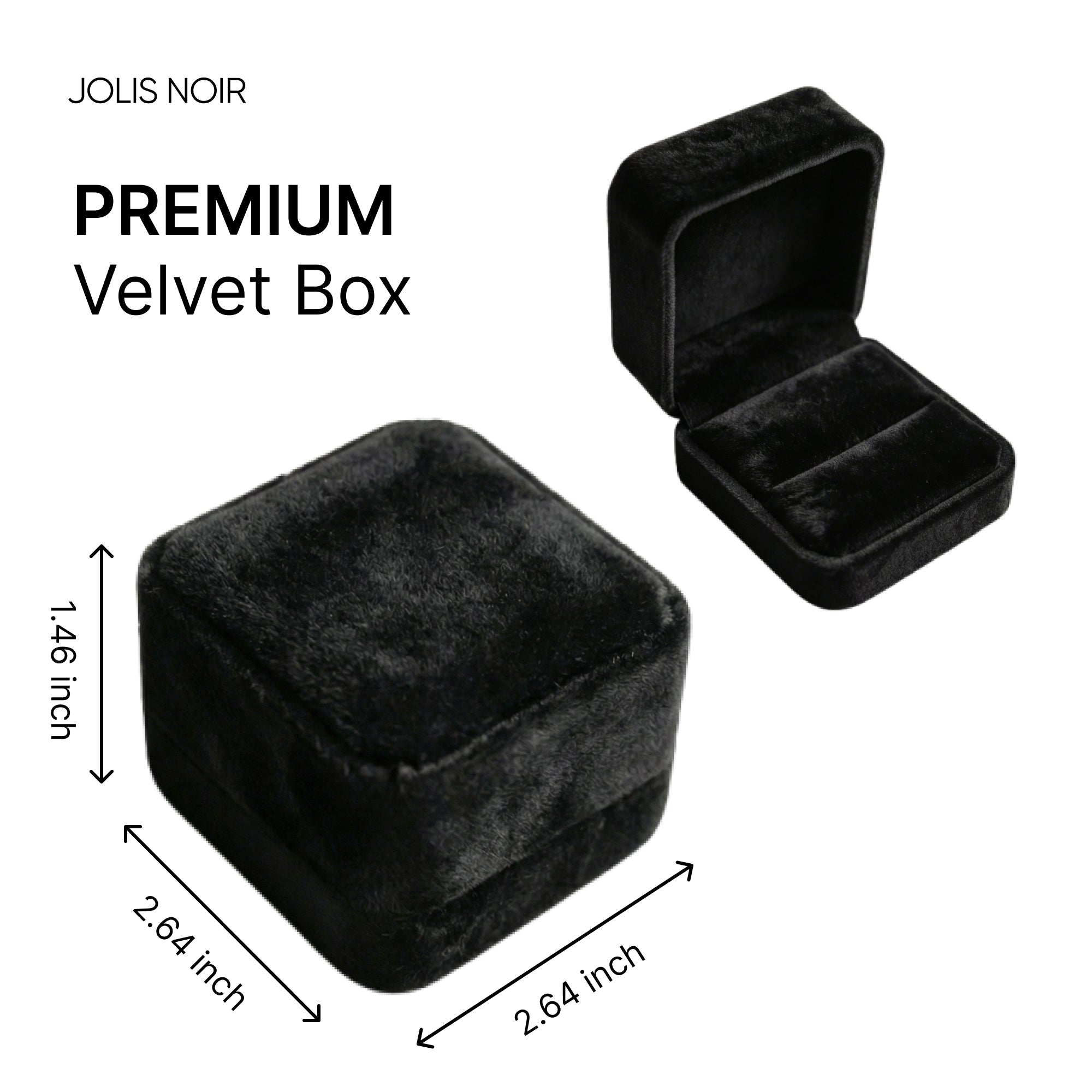 Premium Velvet Jewelry Box | Gift Box for Earrings & Rings