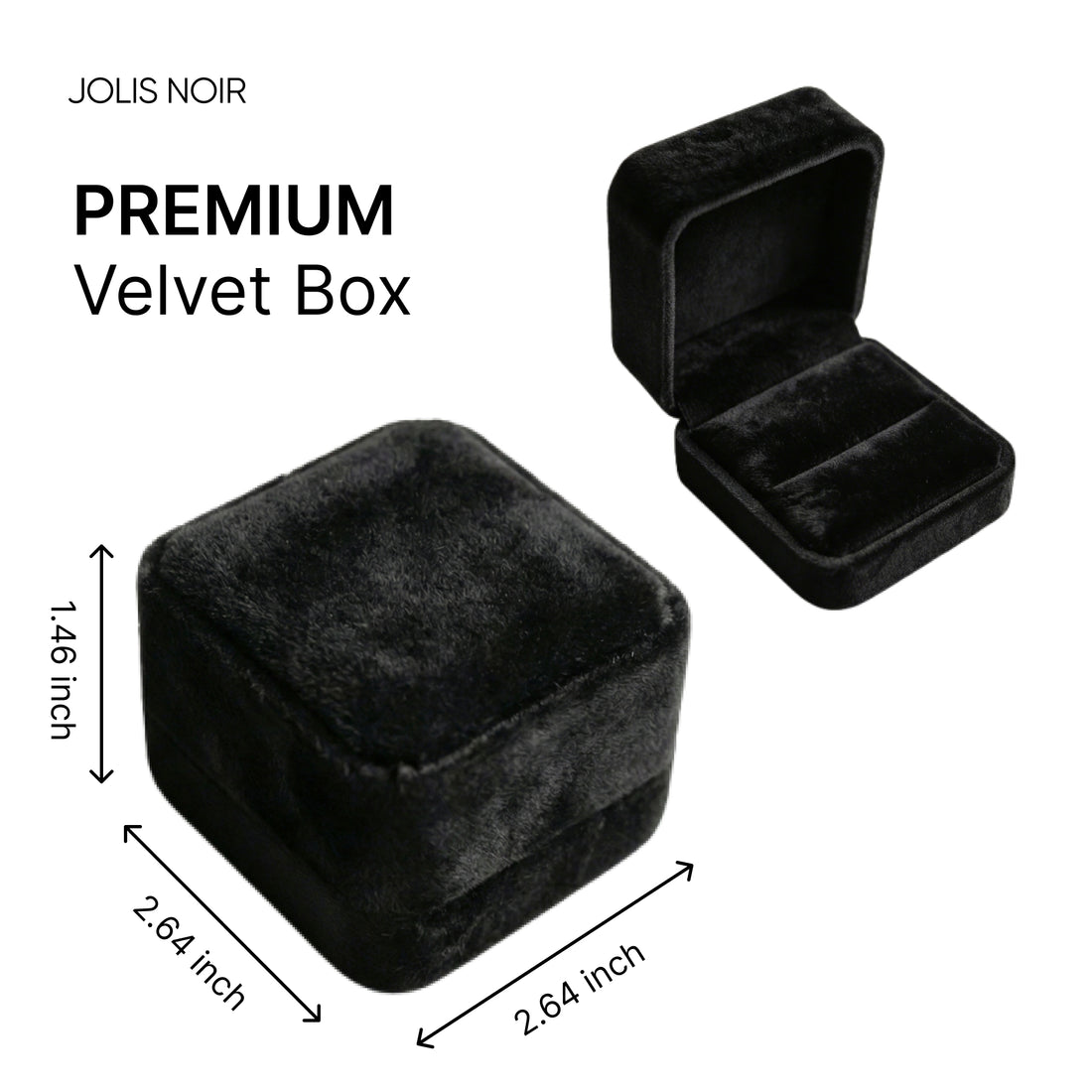 Premium Velvet Jewelry Box | Gift Box for Earrings & Rings