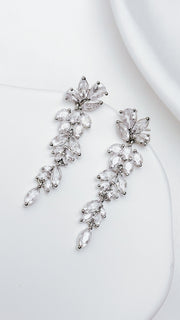 Crystal Dangle Drop Statement Earrings