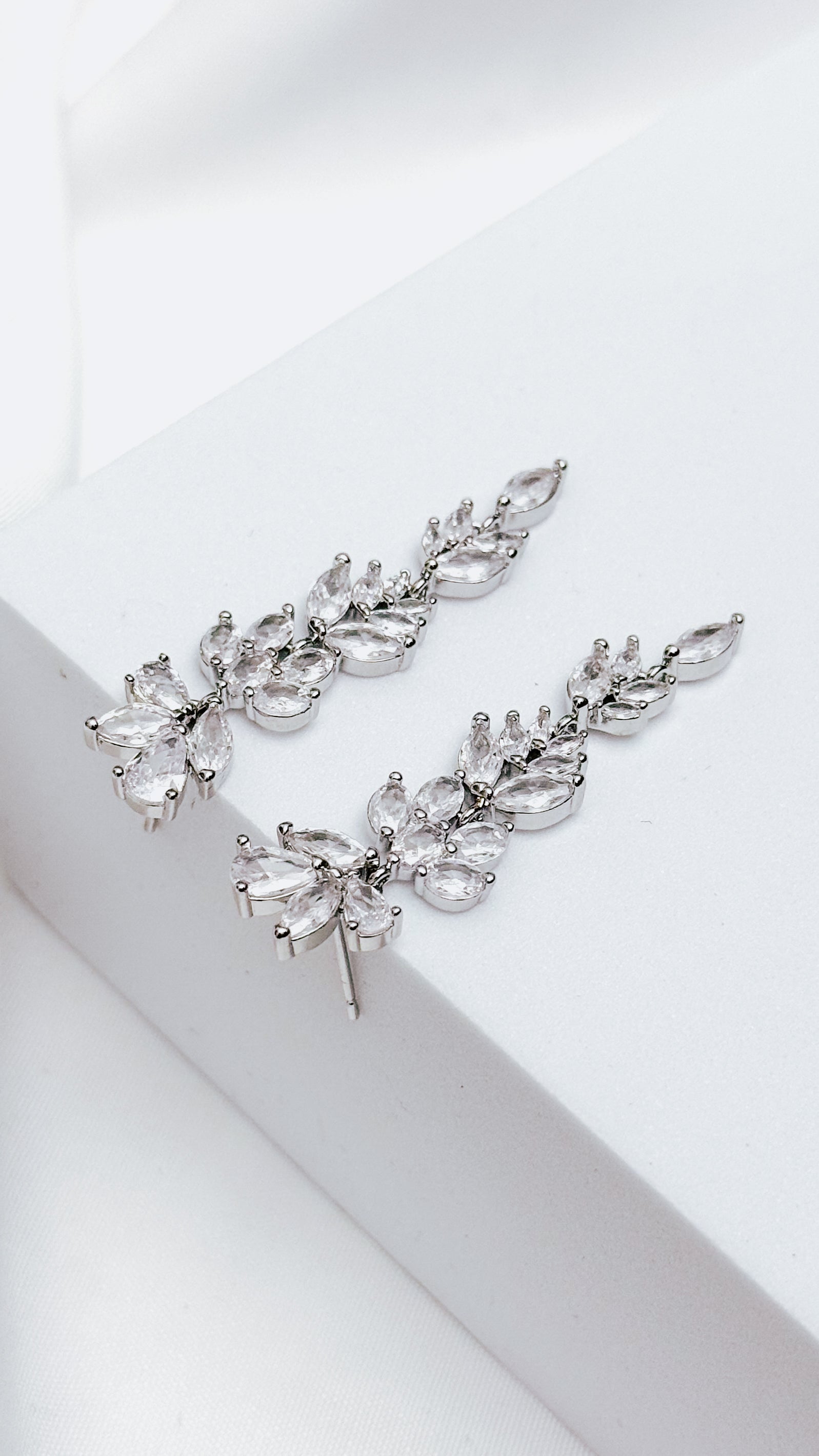 Crystal Dangle Drop Statement Earrings