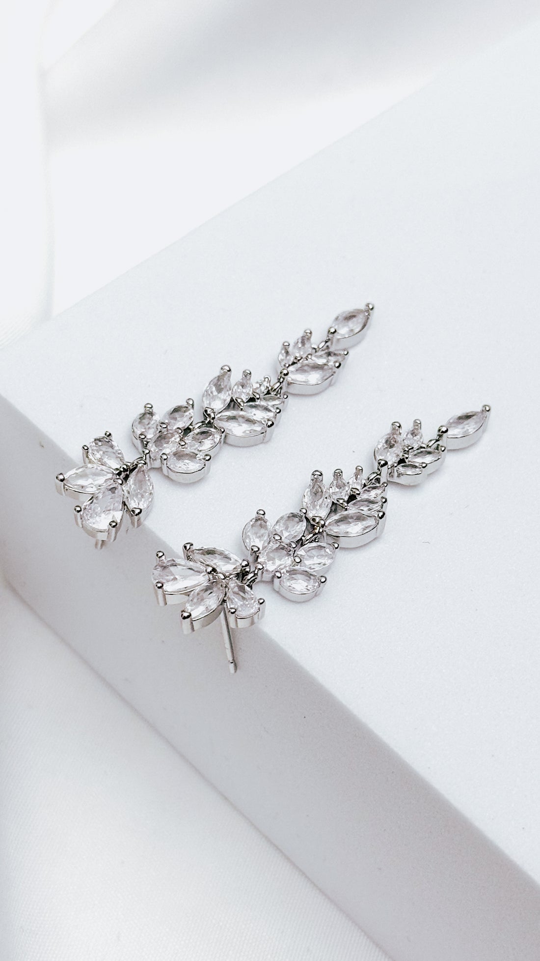 Crystal Dangle Drop Statement Earrings