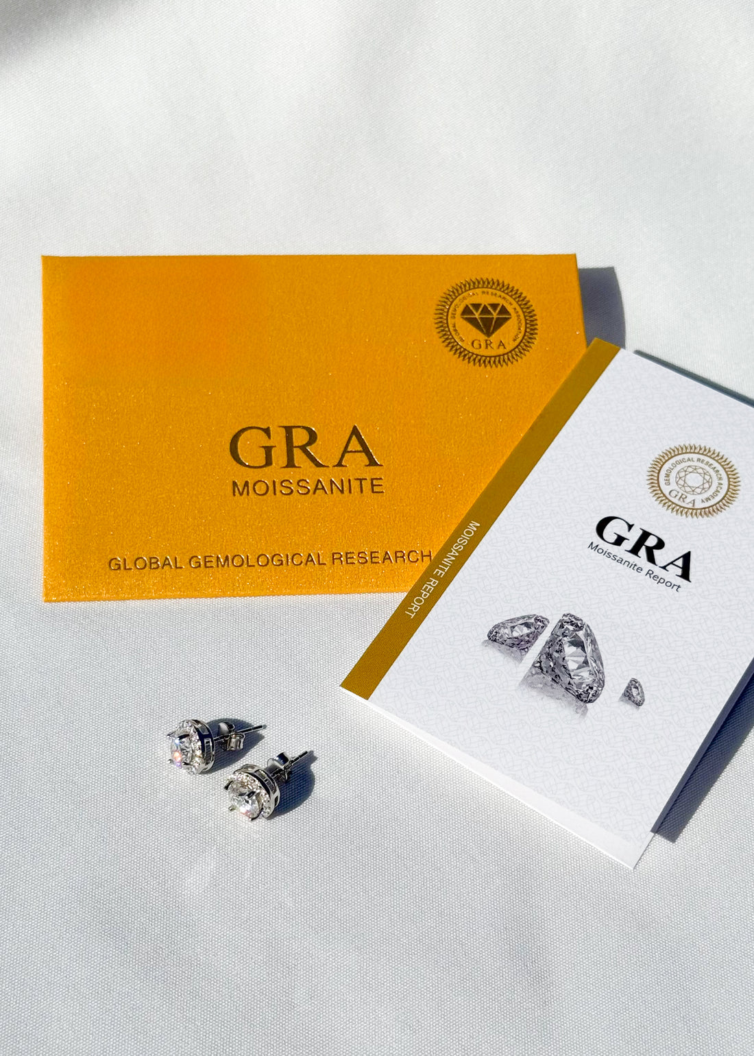 VVS1 Moissanite Earrings 925 Sterling Silver 0.8ct