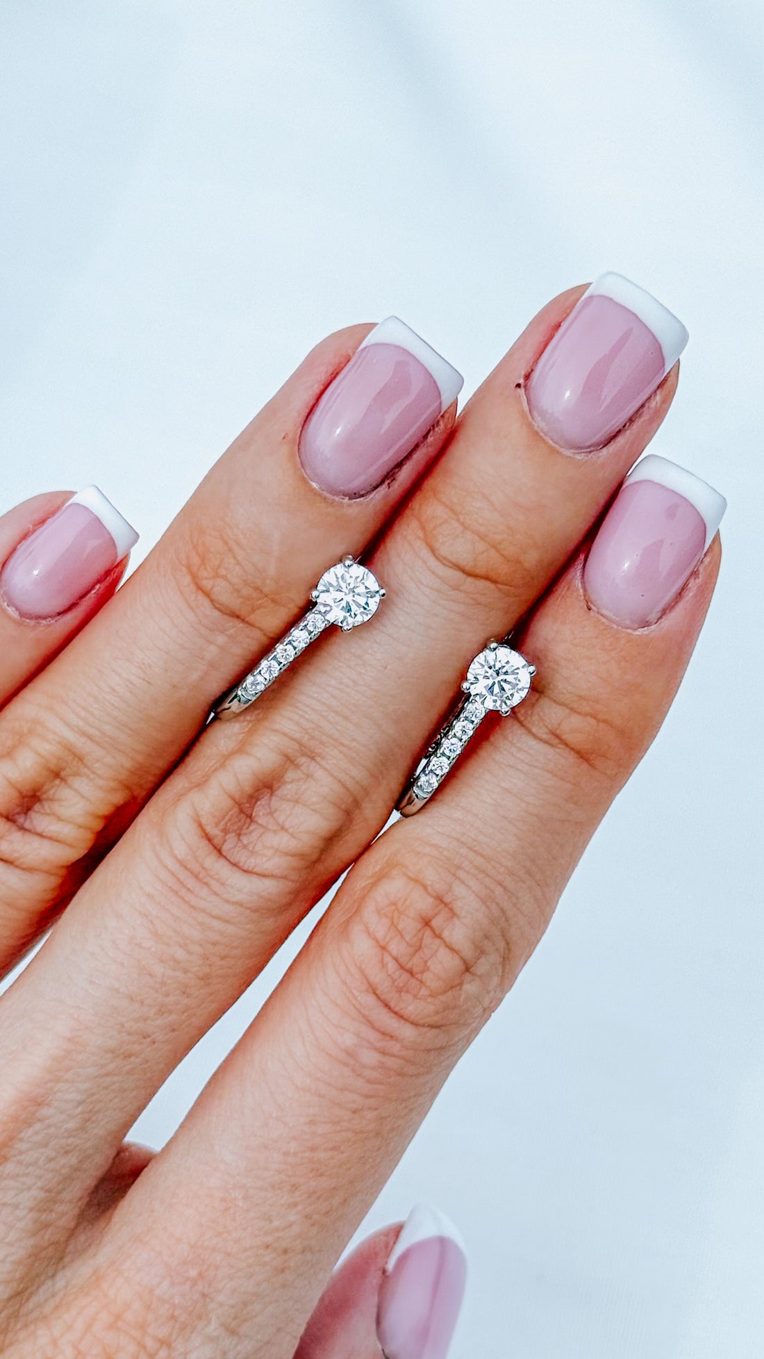 925 Sterling Silver Safety Pin Earrings with Cubic Zirconia 5mm