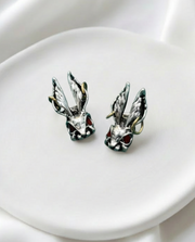 Rabbit Stud Earrings, Bunny Easter Studs