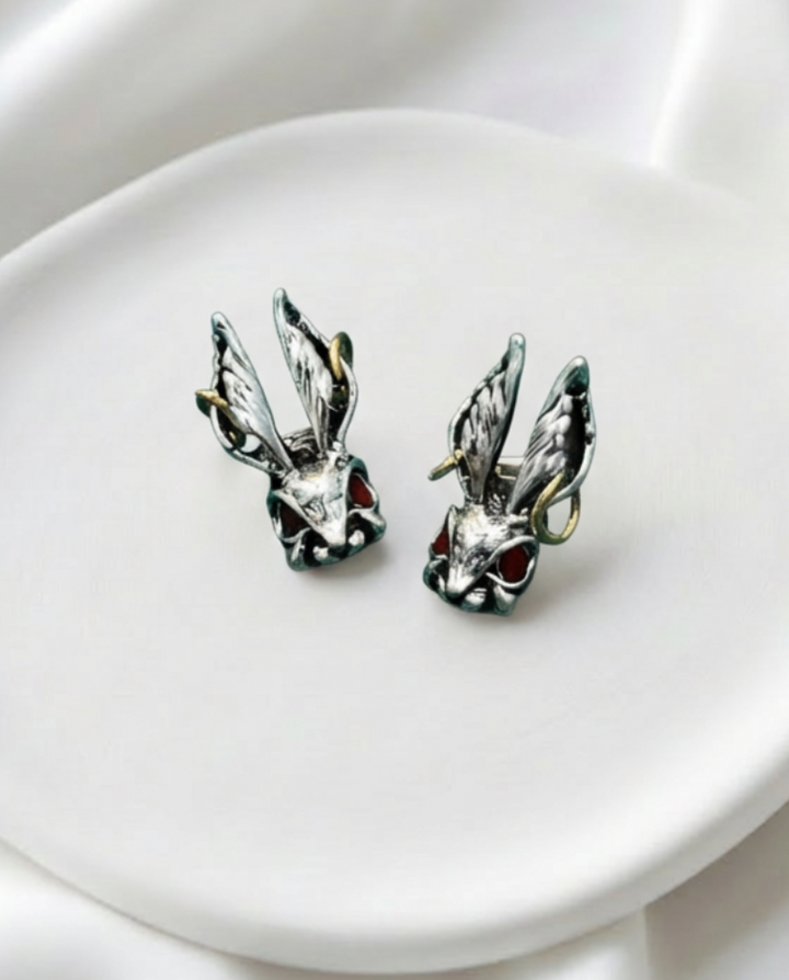 Rabbit Stud Earrings, Bunny Easter Studs