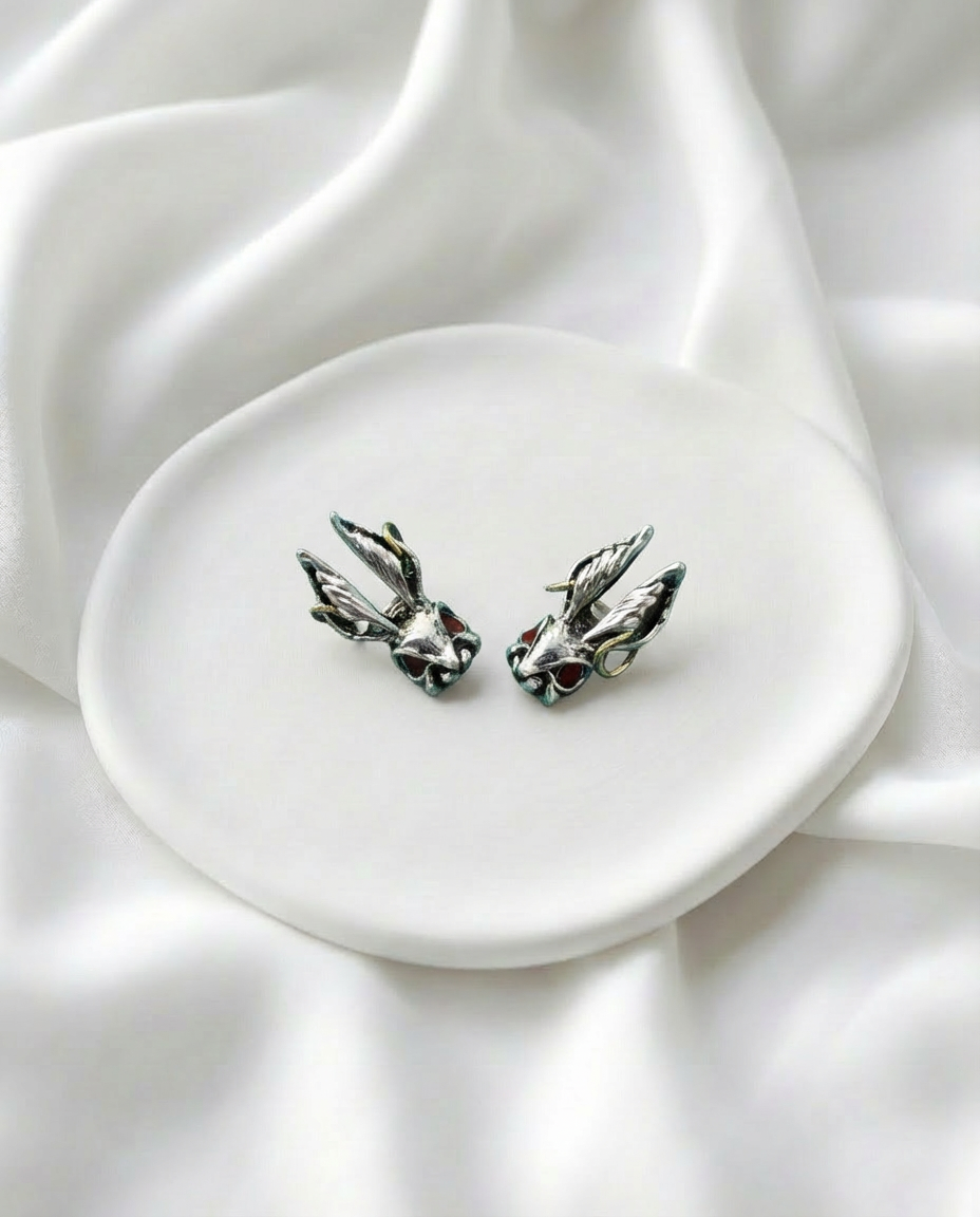 Rabbit Stud Earrings, Bunny Easter Studs