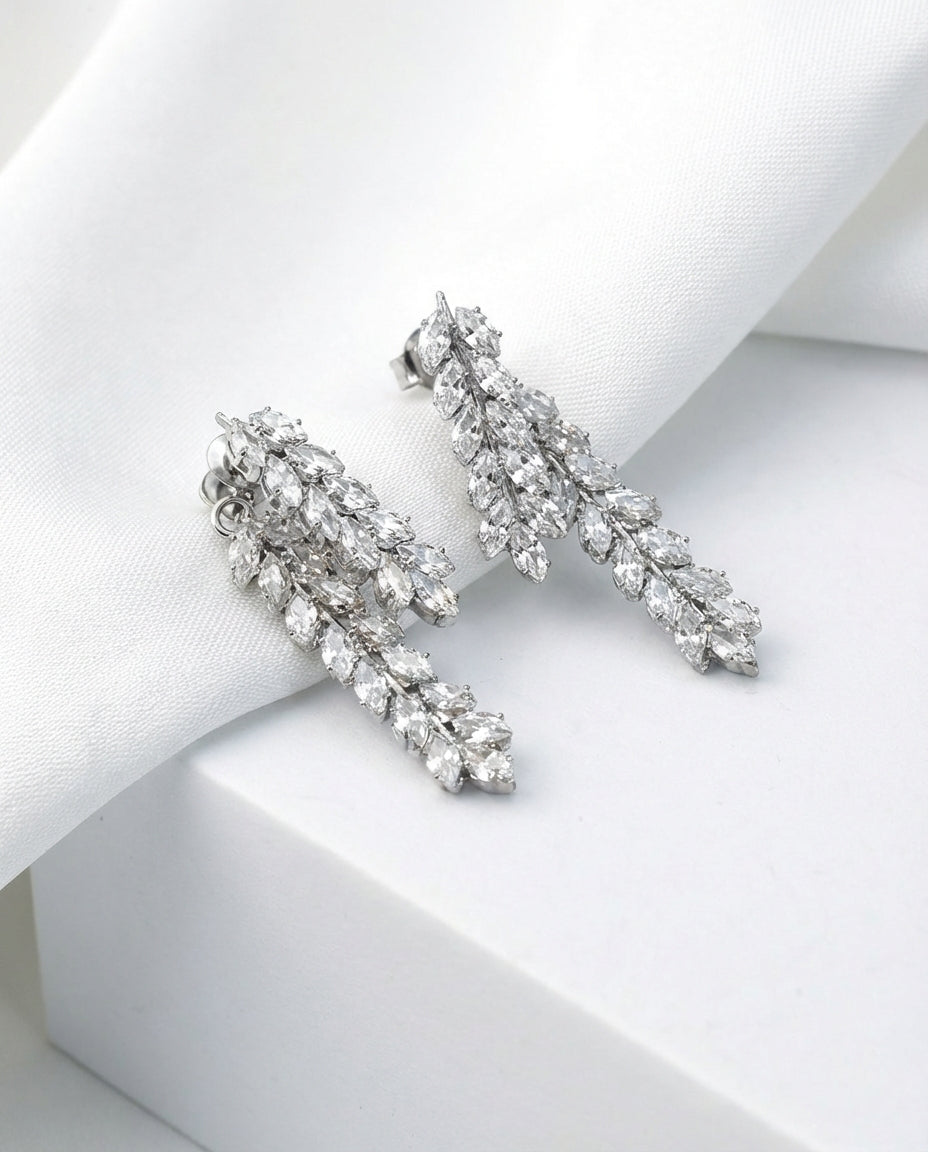 Crystal Statement Drop Earrings