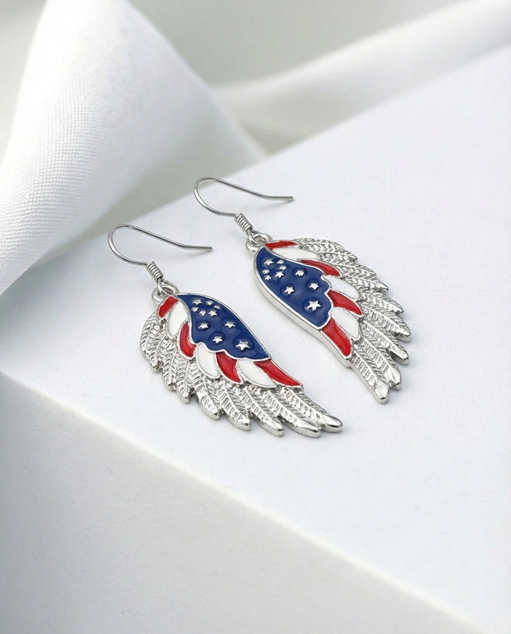 USA Statement Earrings for Independence Day