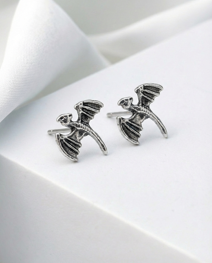 Tiny Dragon Stud Earrings