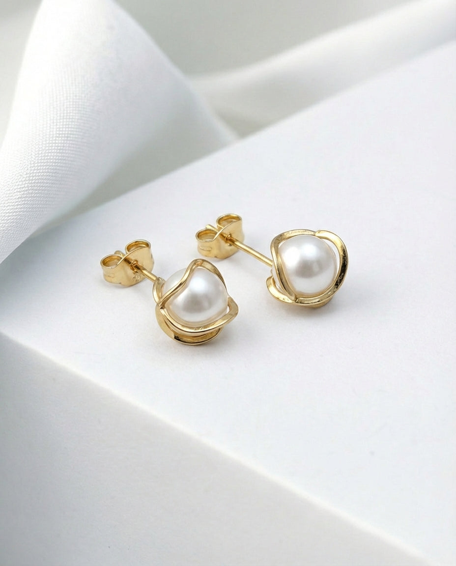 Pearl Stud Earrings