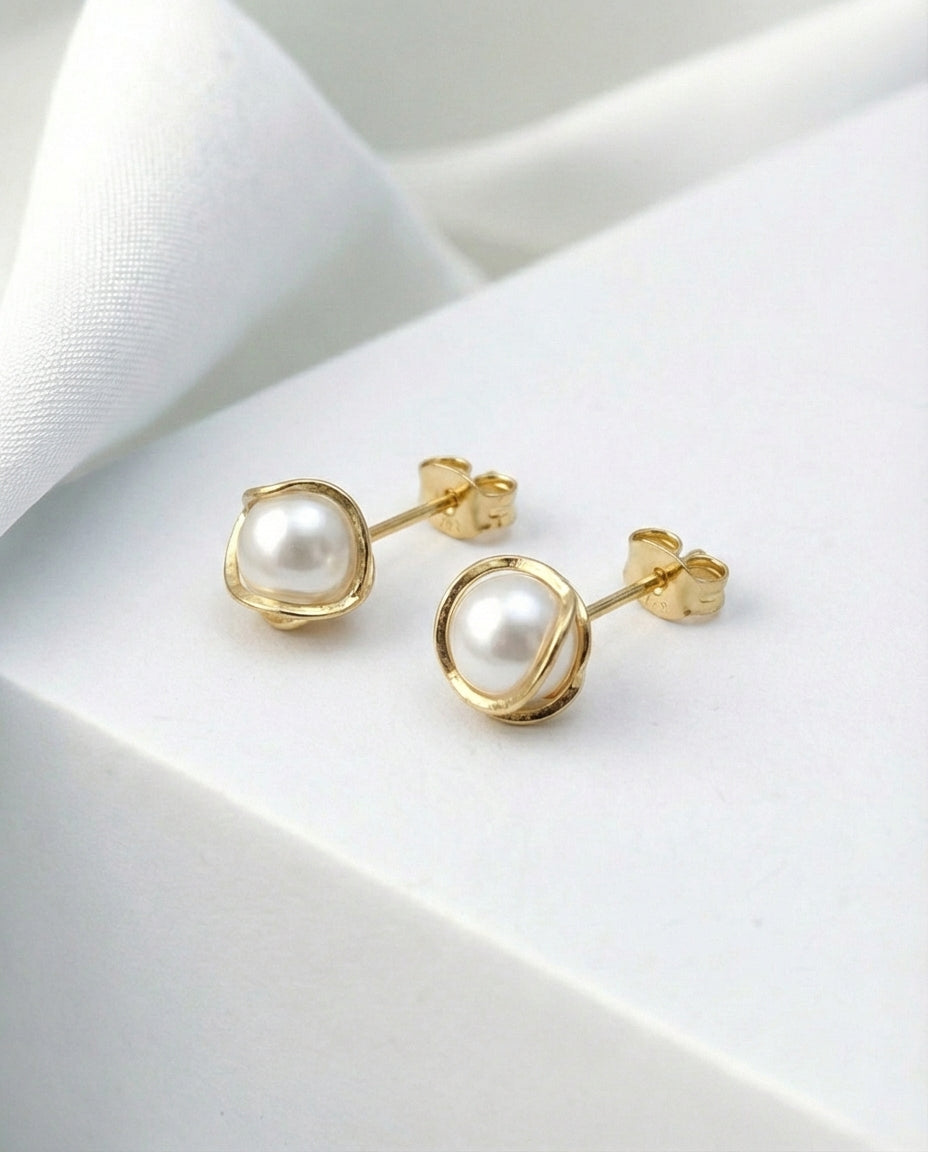 Pearl Stud Earrings