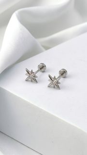 North Star Stud Earrings
