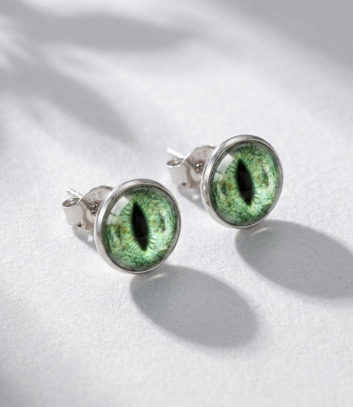 Dragon Eye Stud Earrings — product view 1