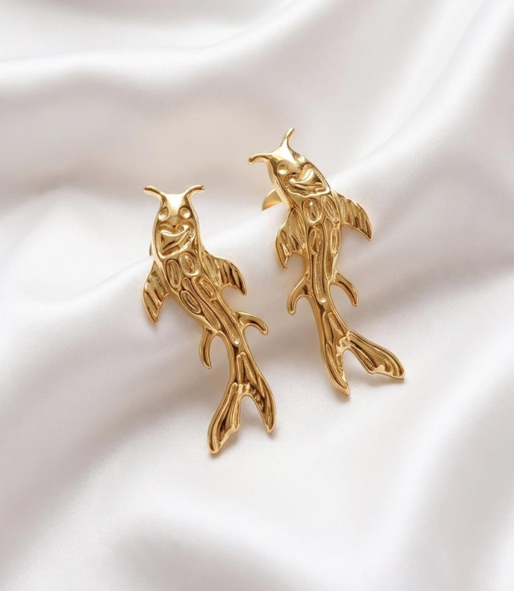 Koi Fish Flat Back Earring — product view 1