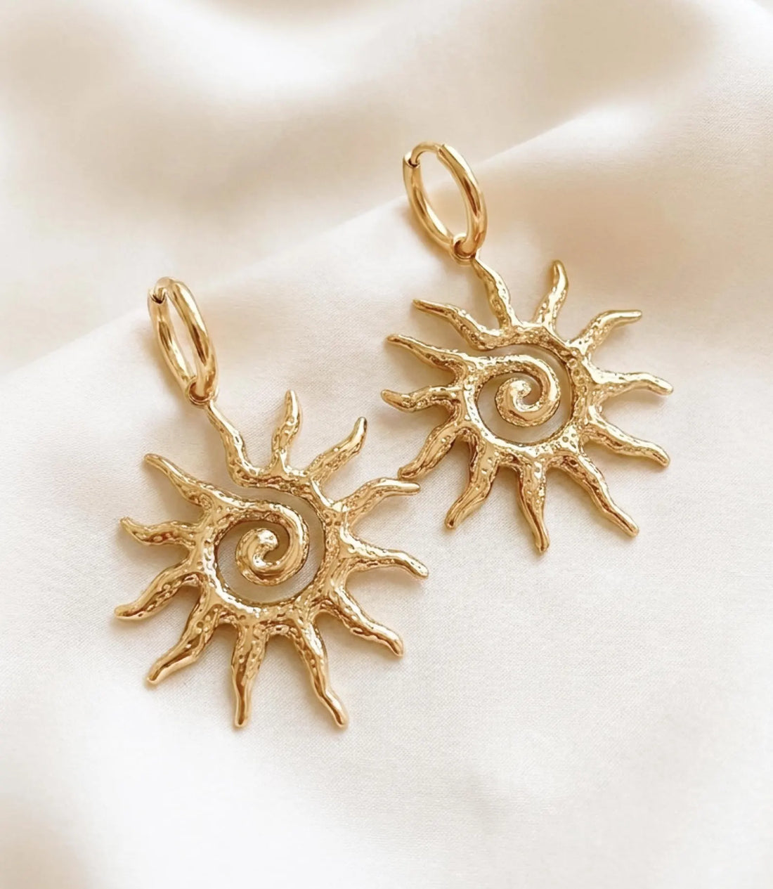 Boho Gold Sun Jewelry Set