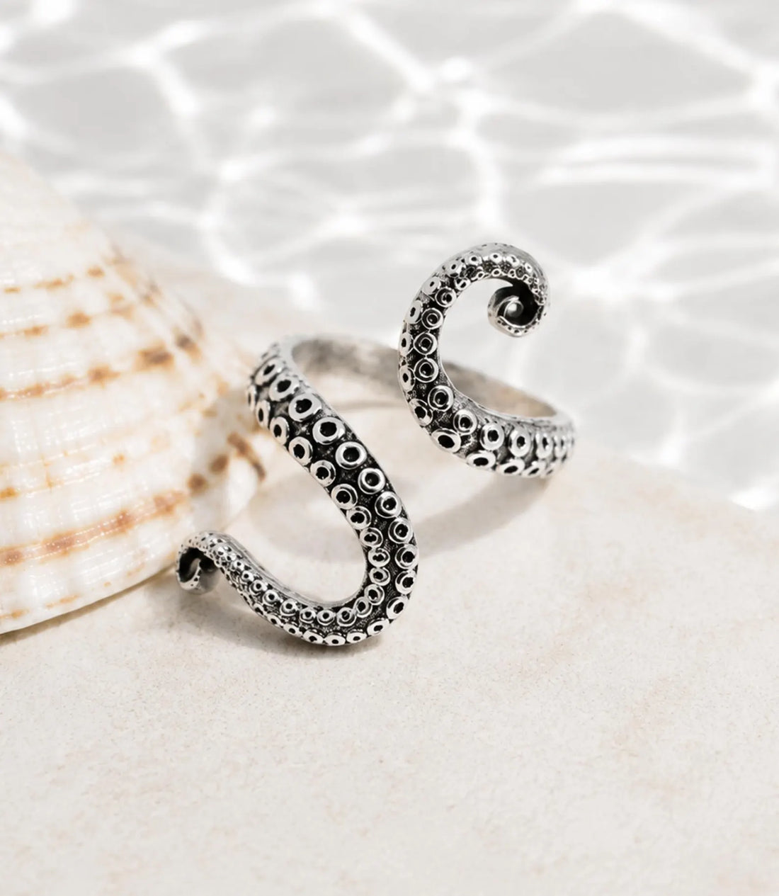 Adjustable Octopus Tentacle Ring