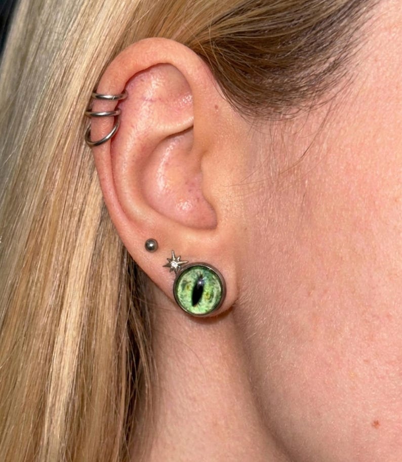 Dragon Eye Stud Earrings — product view 3
