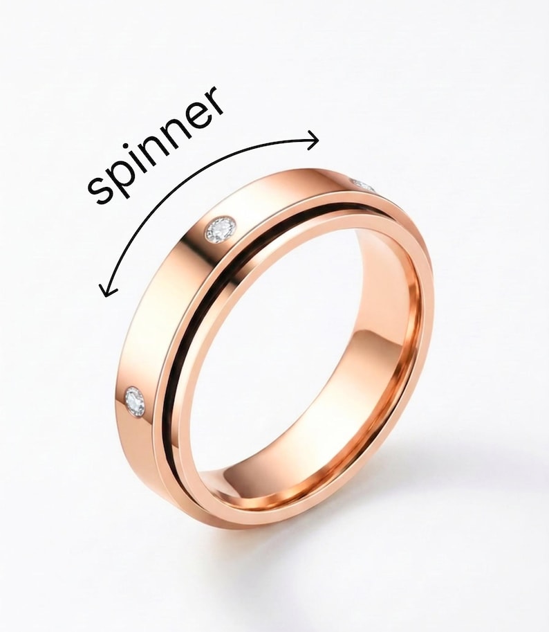 Anxiety Fidget Spinner Ring — product view 4