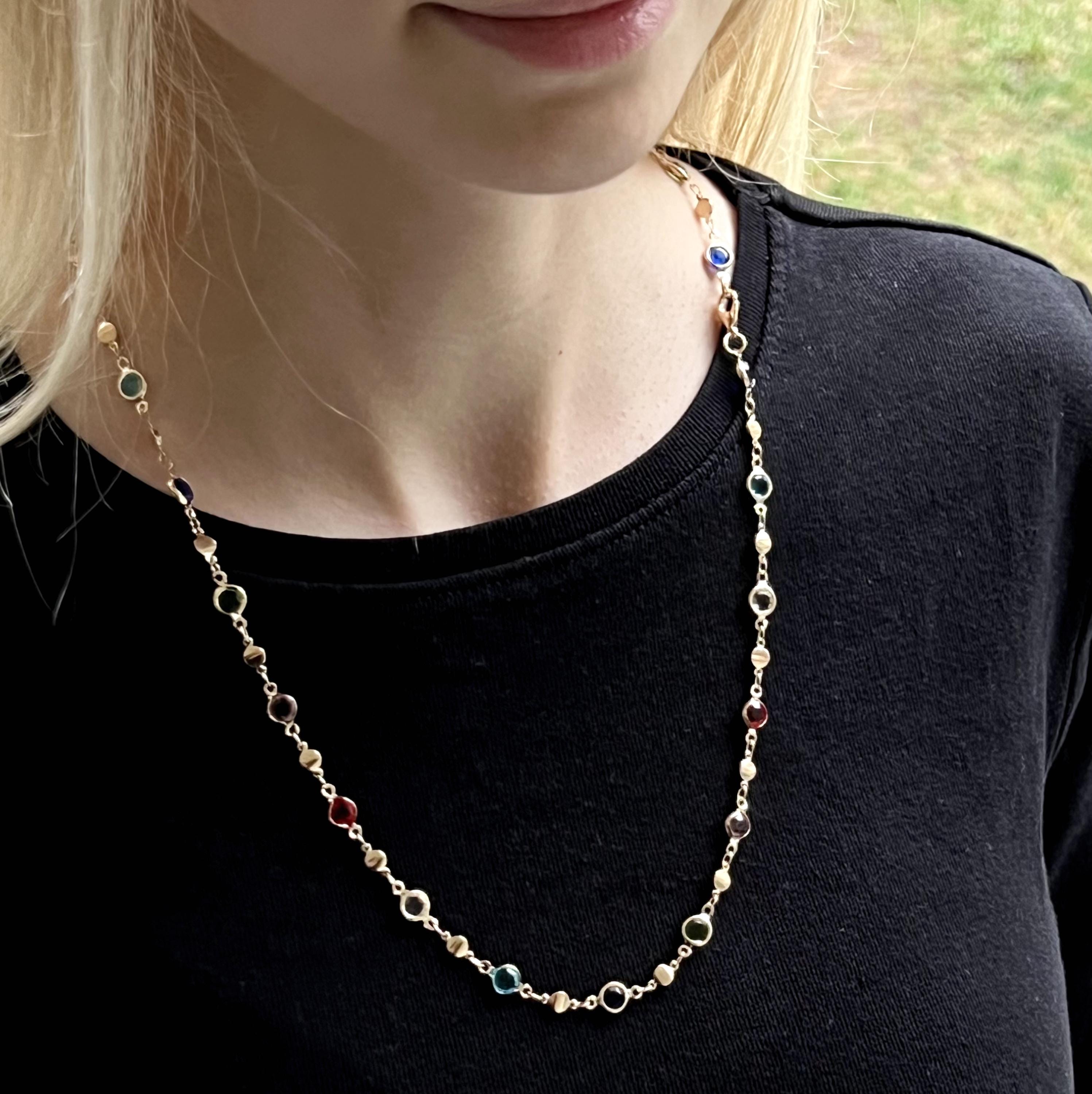 Elegant Peridot Gemstone Necklace, Handmade Vintage Jewelry, Gift for Her, gemstone necklace, dainty necklace for her, vintage jewelry