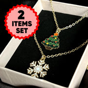 Dainty Snowflake Necklace, Thoughtful Holiday Gift for Her, Under 20, Gold necklace, Christmas gift, Snowflake necklace, Christmas Present