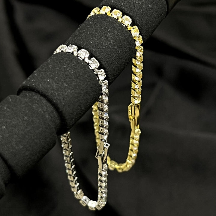 Classic tennis bracelet, Moissanite tennis bracelet, Wedding Jewelry, Diamond Bracelet, Vintage Diamond Gemstone Bracelet, Gifts for Her