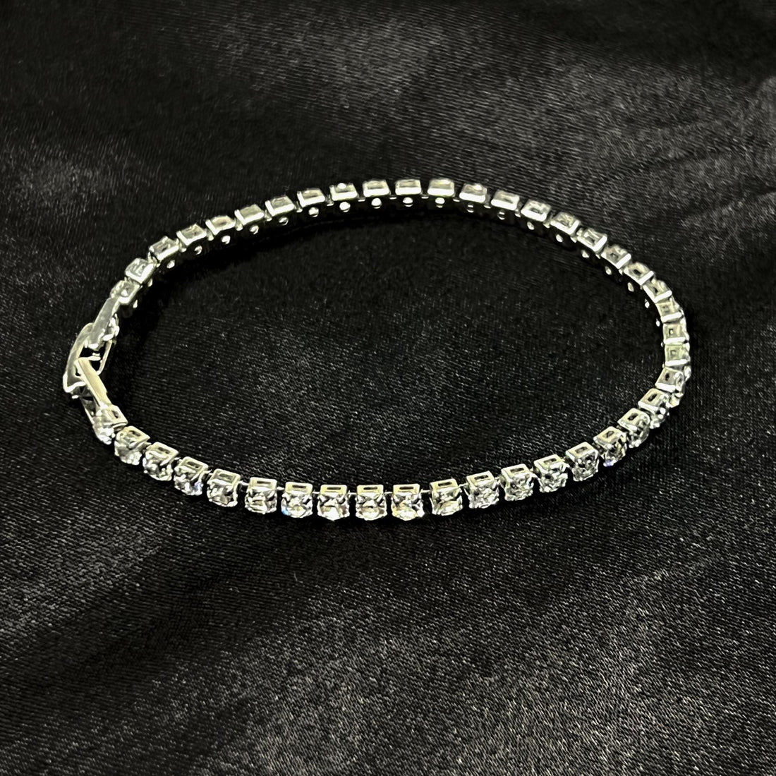 Classic tennis bracelet, Moissanite tennis bracelet, Wedding Jewelry, Diamond Bracelet, Vintage Diamond Gemstone Bracelet, Gifts for Her