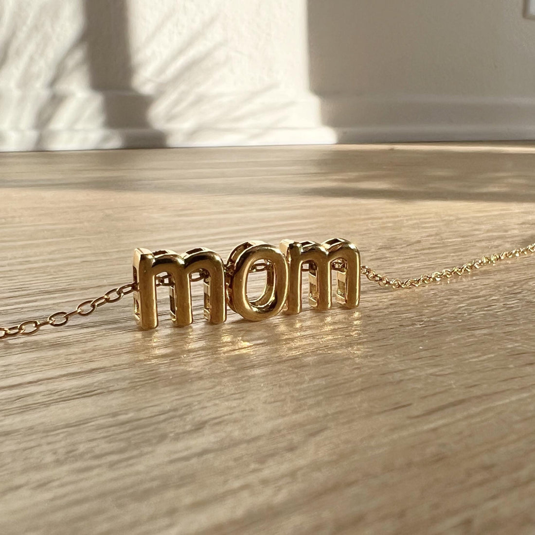 Personalized 3D Letter Necklace, Custom Initial Name Necklace, Personalized Jewelry, Anniversary Gifts, Charm 3D Necklace Best Gift For Her