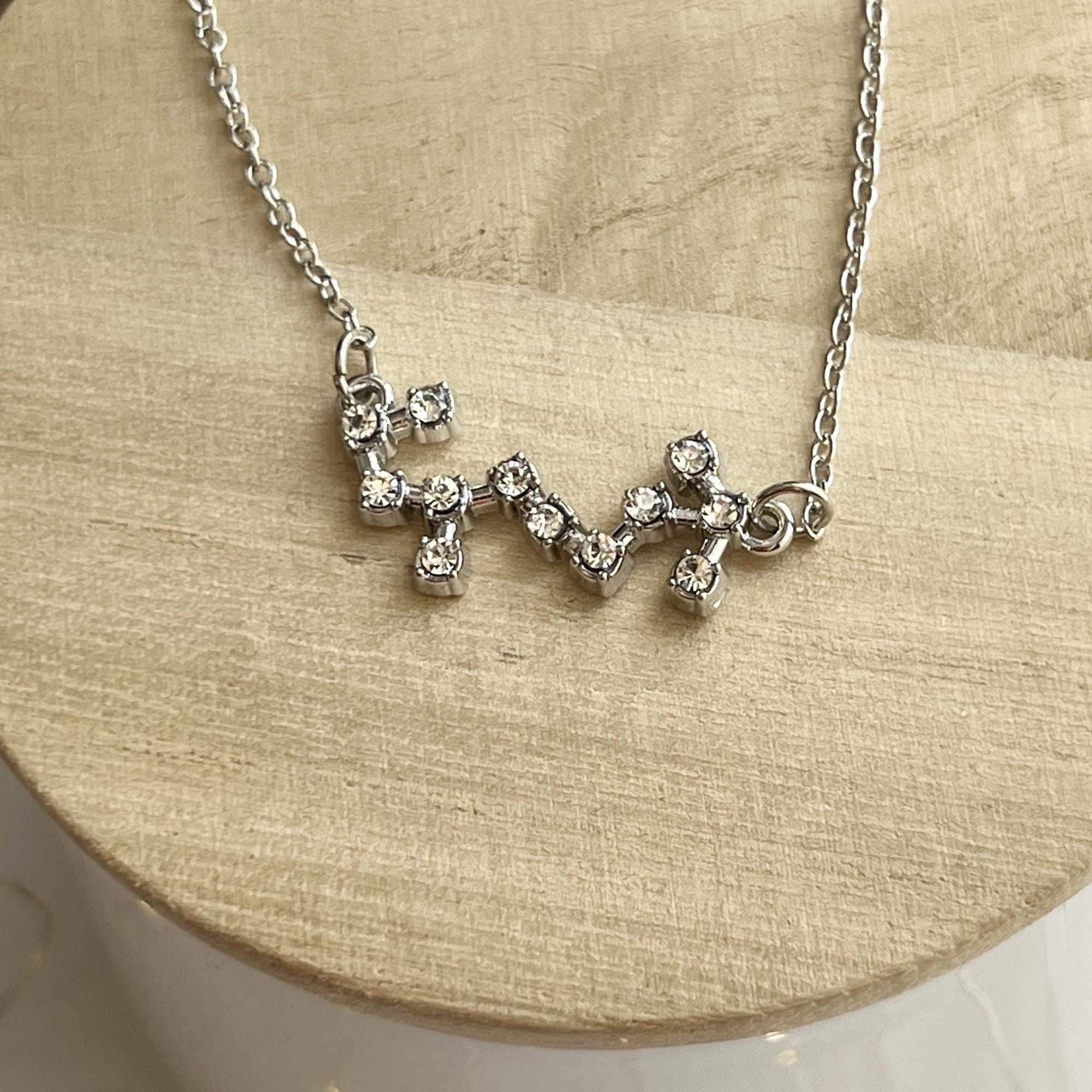 Constellation Necklace, Zodiac Necklace, Astrology Gift, Birthday or Anniversary Gift, Pisces, Aries, Gemini, Cancer, Aquarius, Leo, Virgo