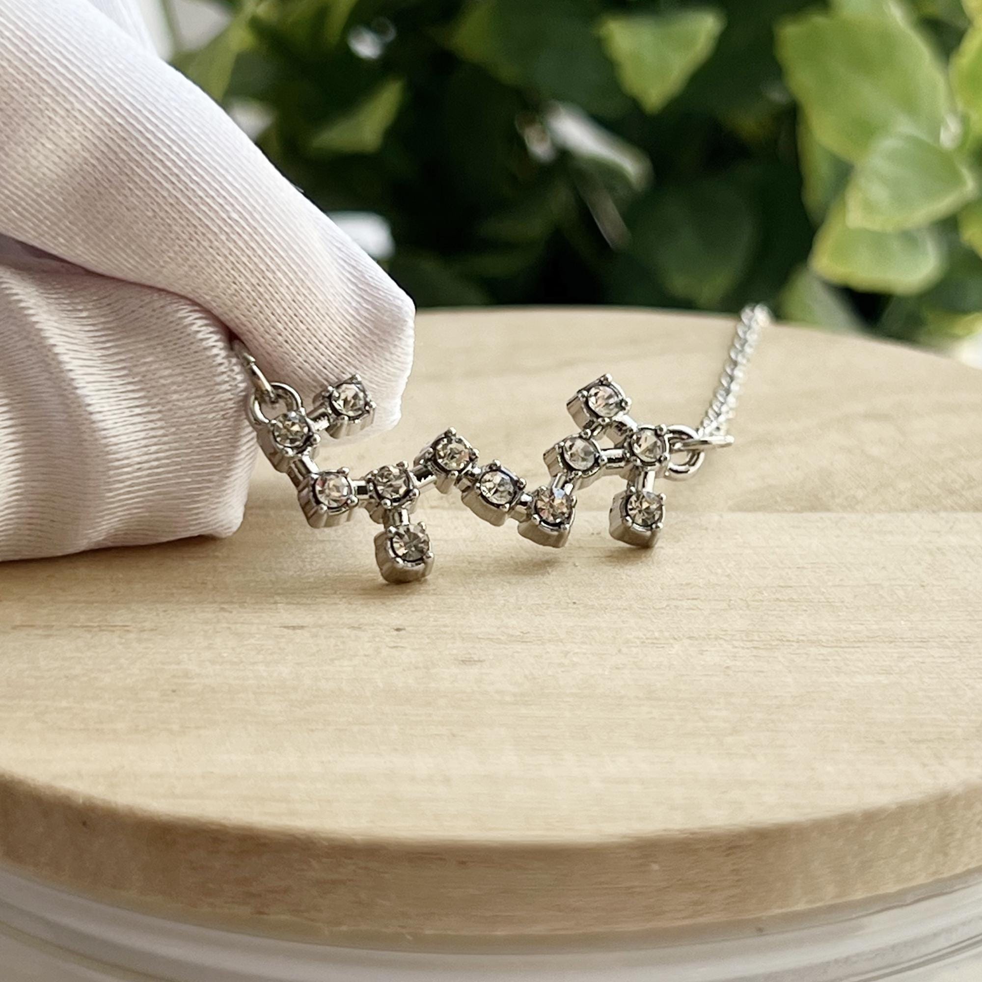 Constellation Necklace, Zodiac Necklace, Astrology Gift, Birthday or Anniversary Gift, Pisces, Aries, Gemini, Cancer, Aquarius, Leo, Virgo