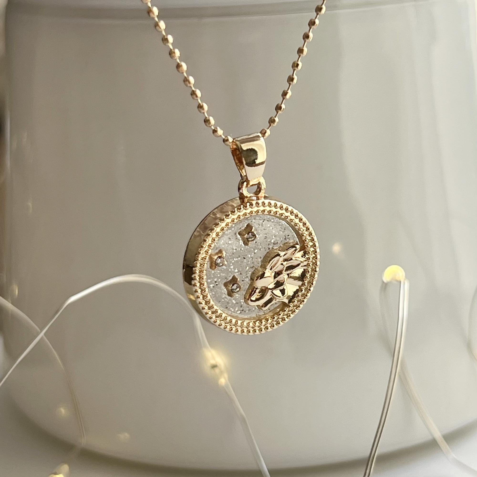 Zodiac Necklace, Astrology Gift, Birthday or Anniversary Gift for Her, Zodiac Jewelry, Pisces, Aries, Gemini, Cancer, Aquarius, Leo, Virgo
