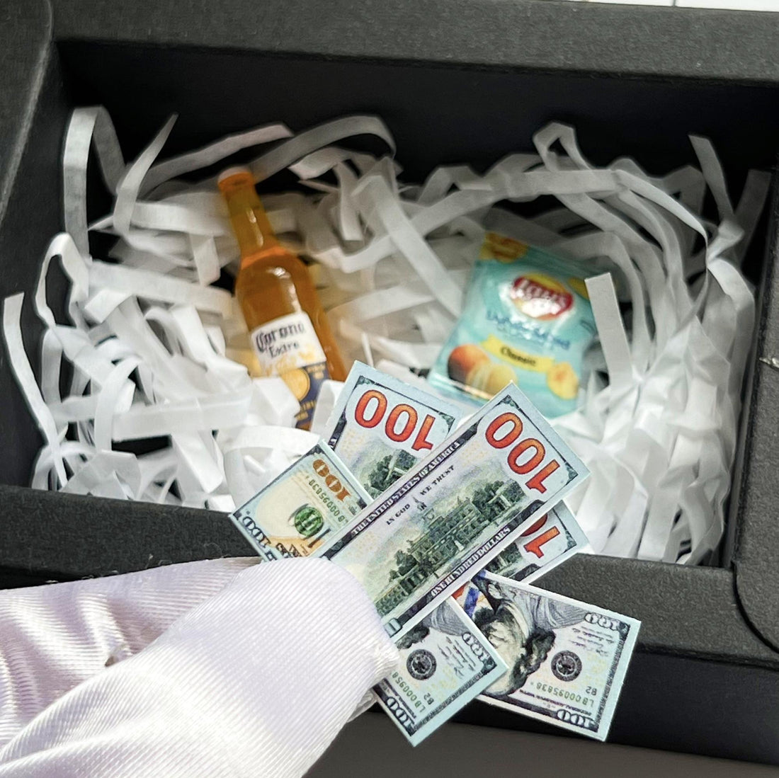 Dollhouse Miniatures Gift Box, Penis Pendant Necklace, Fun Boyfriend Gift, Cock Jewelry, Necklace for Mens, Sex Penis Jewelry, Gift for Her