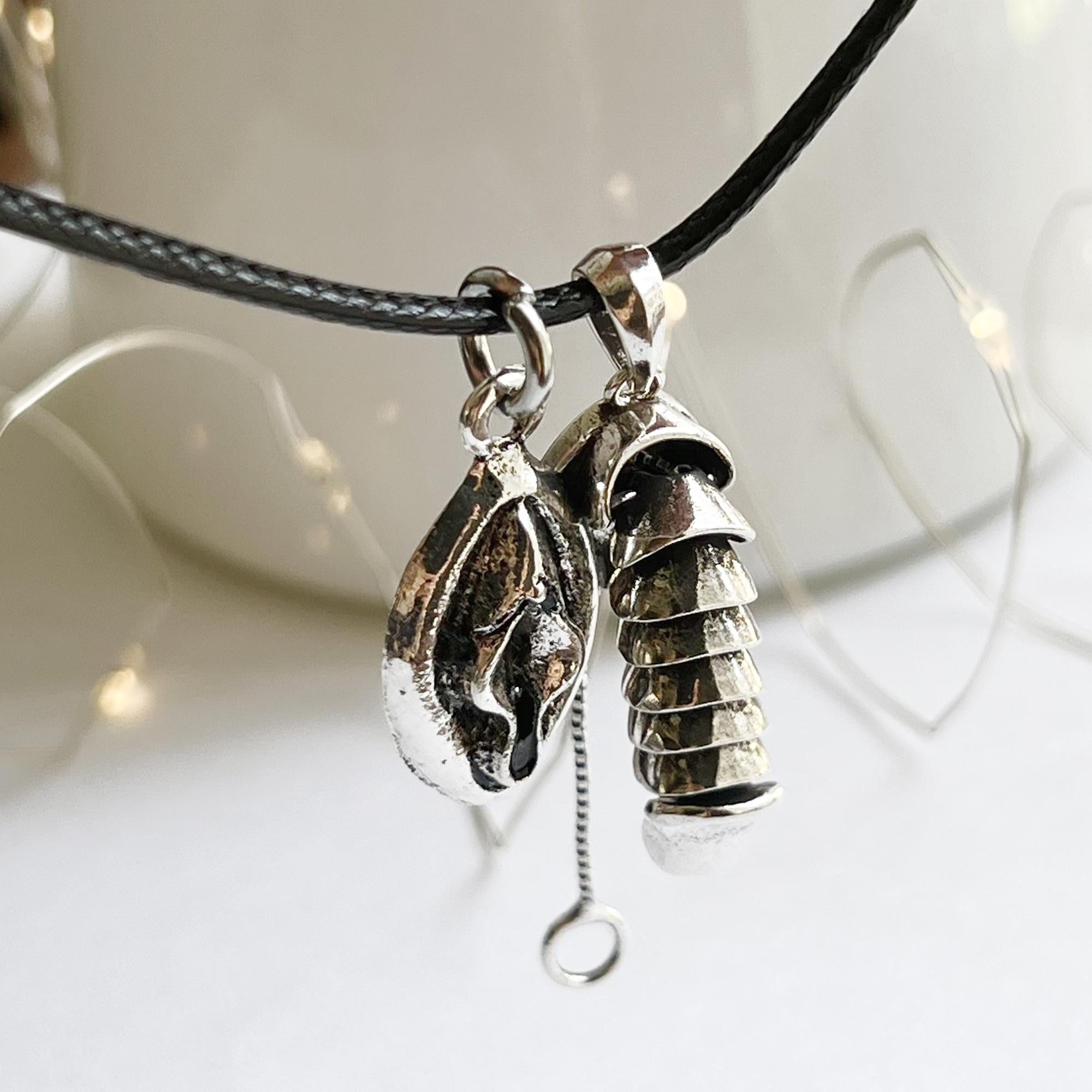 Bundle of Vulva Pendant & Sex Penis Pendant Necklace, Cock Jewelry, Feminist Statement Jewelry, Vulva Necklace, Anatomical Necklace for Men