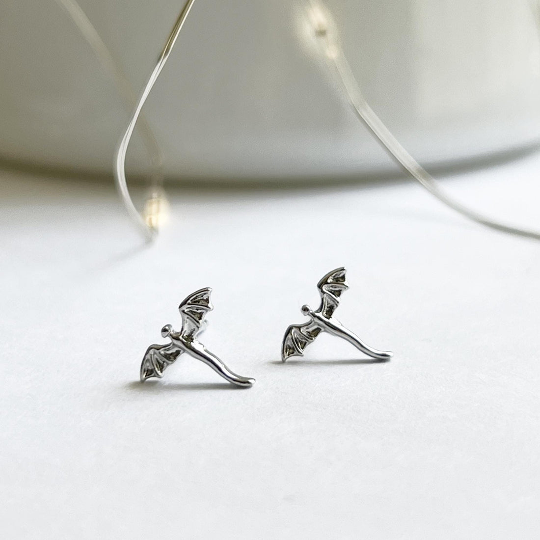 Extra Tiny Dragon Stud Earrings, Silver Dragon Earrings, Chinese Dragon Earrings, Small Dragon Stud, Flat Back Earrings, Delicate Studs