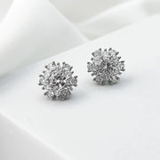 Snowflake Stud Earrings, Star Winter Jewelry