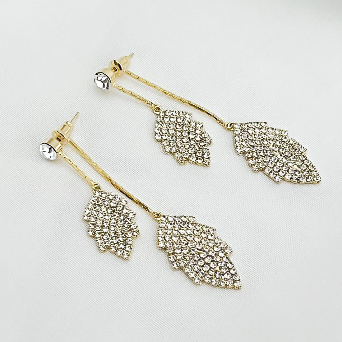 Leaf Earrings For Women Nature Inspired Jewelry Gold Dangle Earrings Elegant Gift for Her Silver Leaf Earrings Gift for Her