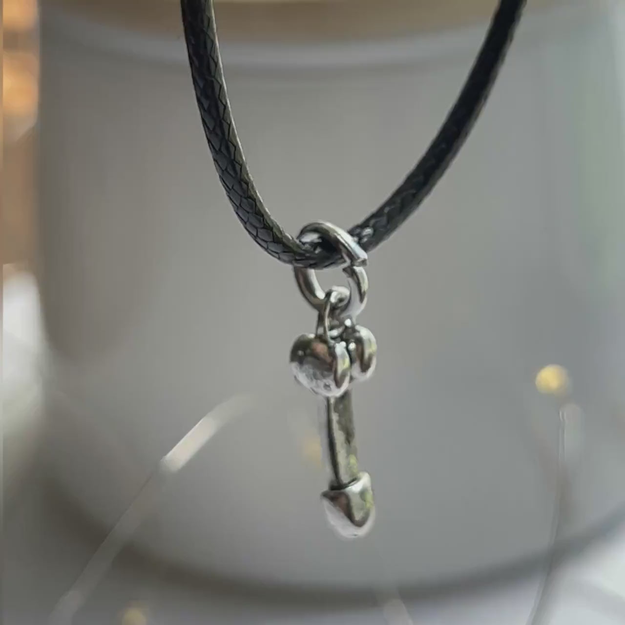 Penis Charm Necklace for Mens, Penis Pendant Necklace, Stainless steel penis pendant, Cock Jewelry Penis Jewelry, Gift for Her, Gift for Men