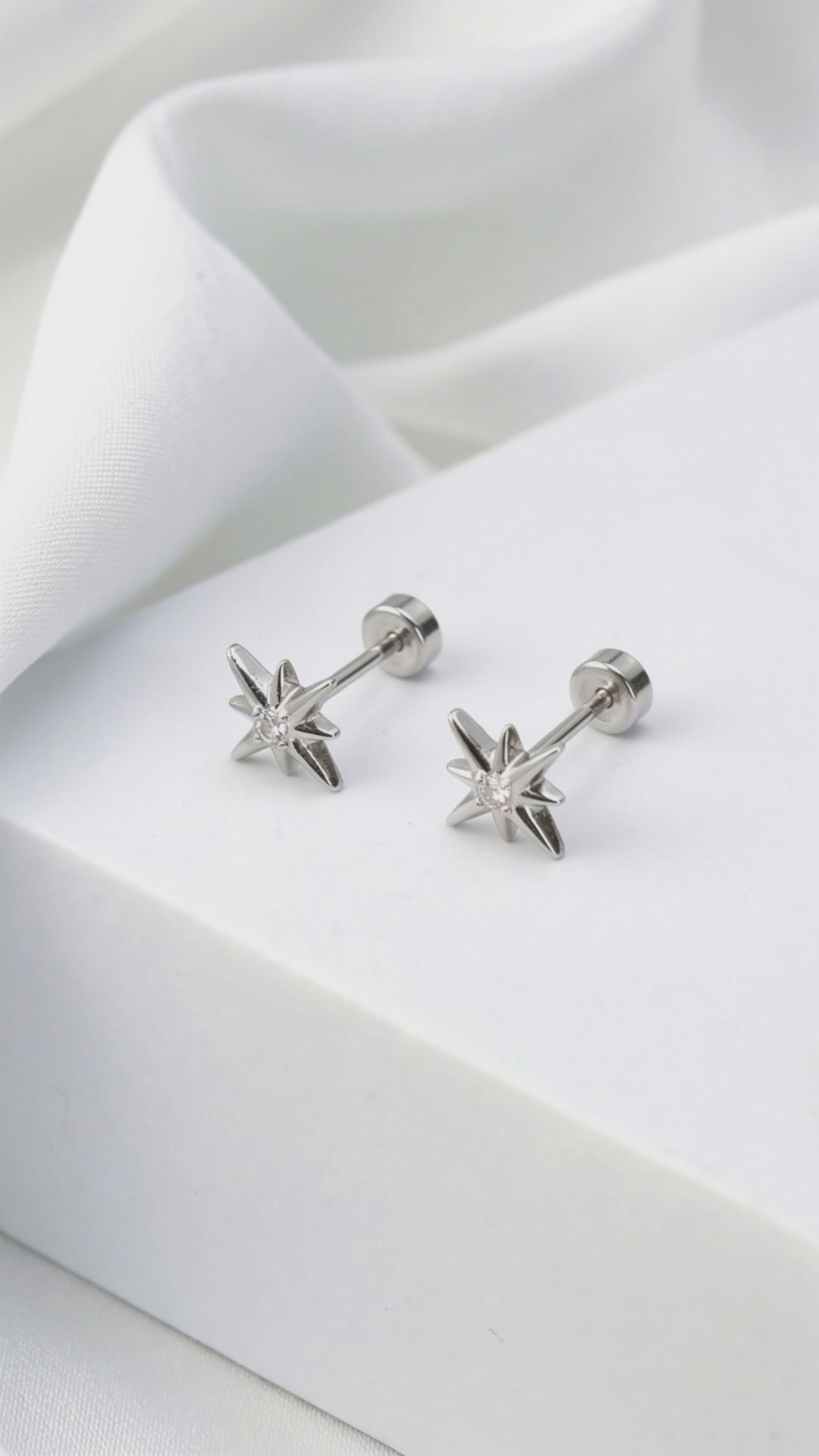 North Star Stud Earrings